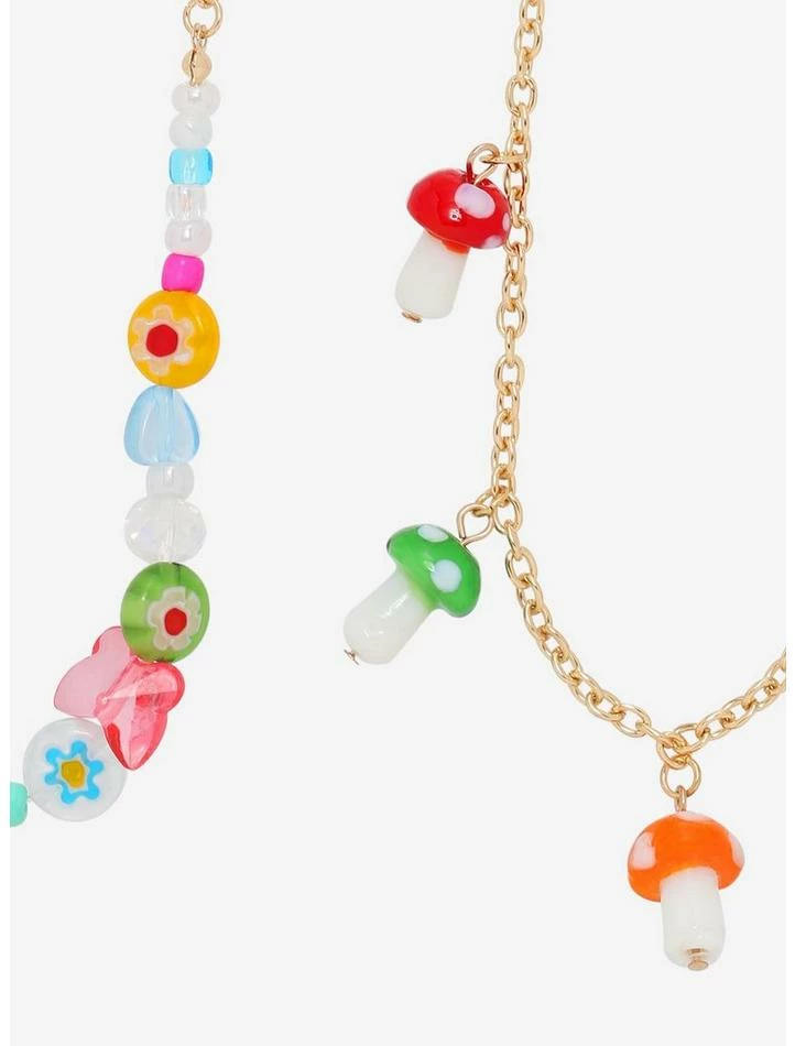 Best reviews of ✔️ Colorful Mushroom Glass Beaded Necklace Set 🛒 4 Best reviews of ✔️ Colorful Mushroom Glass Beaded Necklace Set 🛒 - Image 2