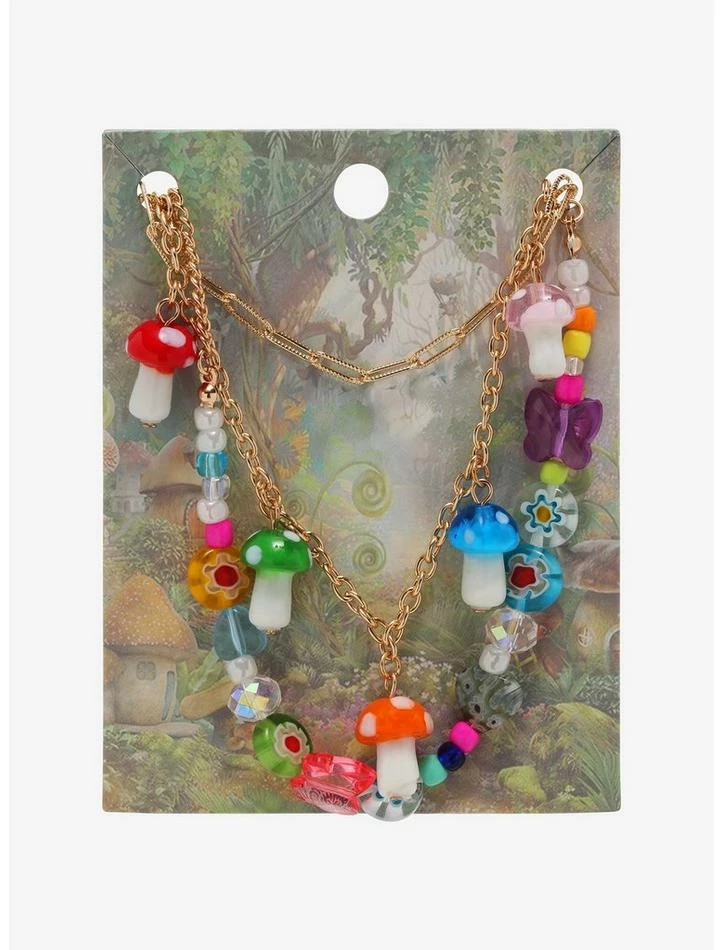 Best reviews of ✔️ Colorful Mushroom Glass Beaded Necklace Set 🛒 5 Best reviews of ✔️ Colorful Mushroom Glass Beaded Necklace Set 🛒 - Image 3