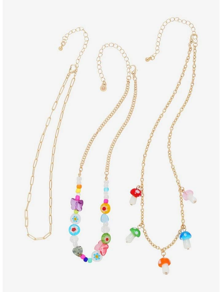 Best reviews of ✔️ Colorful Mushroom Glass Beaded Necklace Set 🛒 3 Best reviews of ✔️ Colorful Mushroom Glass Beaded Necklace Set 🛒