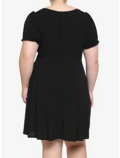Hot Sale ⭐ Black Puff Sleeve 👗 Dress Plus Size 👏 -HT Style Outlet Store 17236237 av2