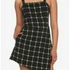 Hot Sale ❤️ Black & Yellow Plaid Skort 👗 Skirtall 👏 -HT Style Outlet Store 17236333 hi