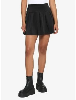 Best Pirce 🛒 Black Pleated 👗 Skirt ⌛