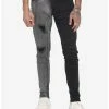 Budget 👍 Black & Grey Wash Split Leg Skinny 👖 Jeans 🎁 -HT Style Outlet Store 17250627 hi