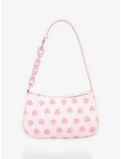 Coupon ๐ฅฐ Strawberry Chunky Chain Baguette Bag ๐ฅ