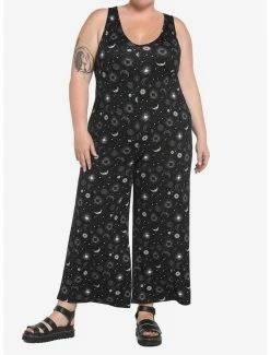 Wholesale 🔔 Black Celestial Jumpsuit Plus Size 🎉