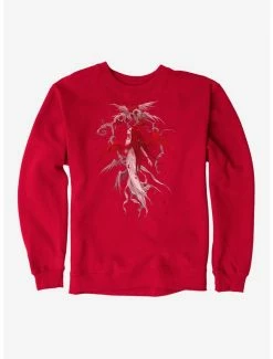 Cheap ⭐ Fairies By Trick Red Rose Fairy Sweatshirt 🔔 -HT Style Outlet Store 17408839 hi