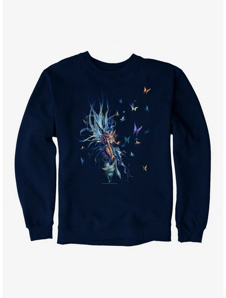 Best Pirce 🔔 Fairies By Trick Kitty Kat Fairy Sweatshirt 🌟 3 Best Pirce 🔔 Fairies By Trick Kitty Kat Fairy Sweatshirt 🌟