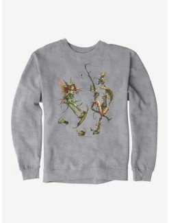Cheap ⌛ Fairies By Trick Green Fairy Sweatshirt 🔔 -HT Style Outlet Store 17409926 hi