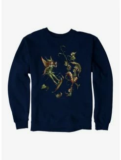 Cheap ⌛ Fairies By Trick Green Fairy Sweatshirt 🔔 -HT Style Outlet Store 17409933 hi