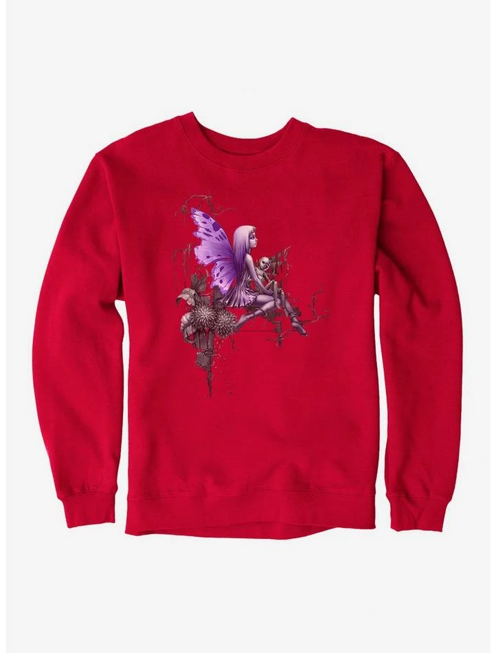 New 😉 Fairies By Trick Purple Wing Fairy Sweatshirt 👏 10 New 😉 Fairies By Trick Purple Wing Fairy Sweatshirt 👏 - Image 8