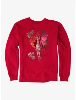 Coupon 🔔 Fairies By Trick Red Moon Fairy Sweatshirt ✨ -HT Style Outlet Store 17411289 hi 1