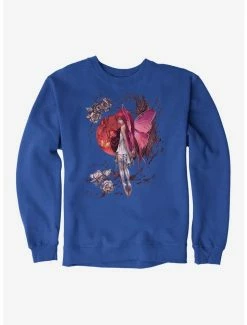 Coupon 🔔 Fairies By Trick Red Moon Fairy Sweatshirt ✨ -HT Style Outlet Store 17411296 hi