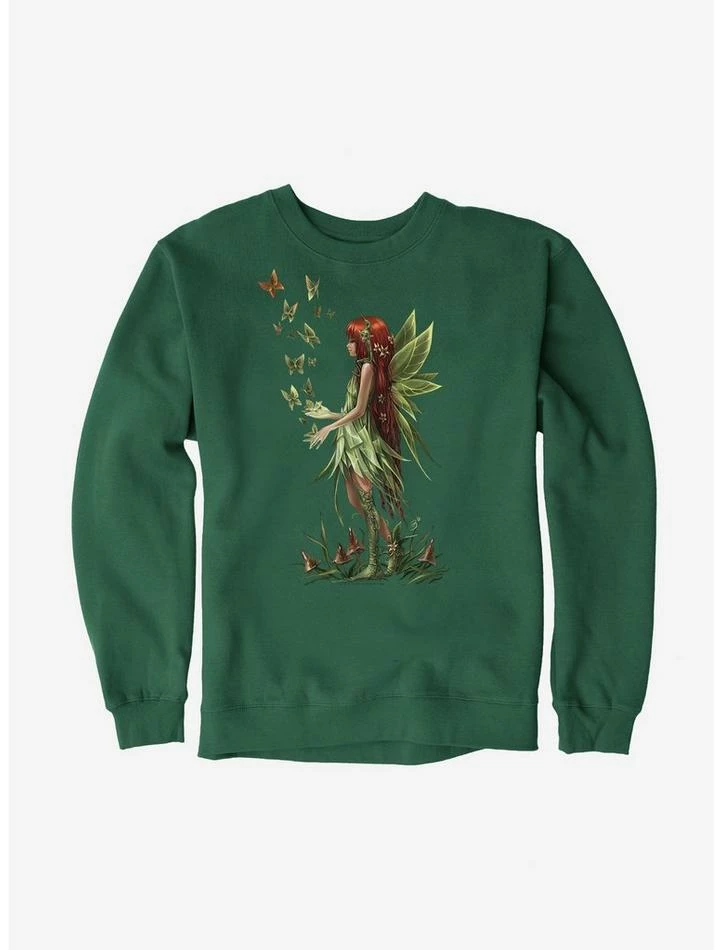 Flash Sale ❤️ Fairies By Trick Sweet Green Fairy Sweatshirt 👍 6 Flash Sale ❤️ Fairies By Trick Sweet Green Fairy Sweatshirt 👍 - Image 4