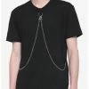 Best reviews of 🧨 Black Double Chain T-Shirt 🎁