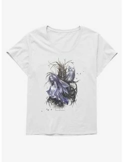 Promo 🥰 Fairies By Trick Owl Fairy 👧 Girls T-Shirt Plus Size 😀