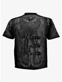 Coupon ❤️ Goth Wrap T-Shirt 👏 -HT Style Outlet Store 17444564 av1