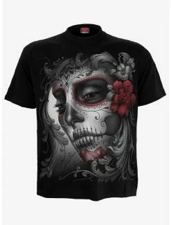 Coupon 🤩 Skull Roses T-Shirt ✔️