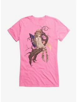 Budget 🎁 Fairies By Trick Butterfly Fairy 👧 Girls T-Shirt 🌟 -HT Style Outlet Store 17453339 hi