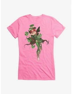 Flash Sale 🎁 Fairies By Trick Clover Fairy 👧 Girls T-Shirt 🎉 -HT Style Outlet Store 17453458 hi