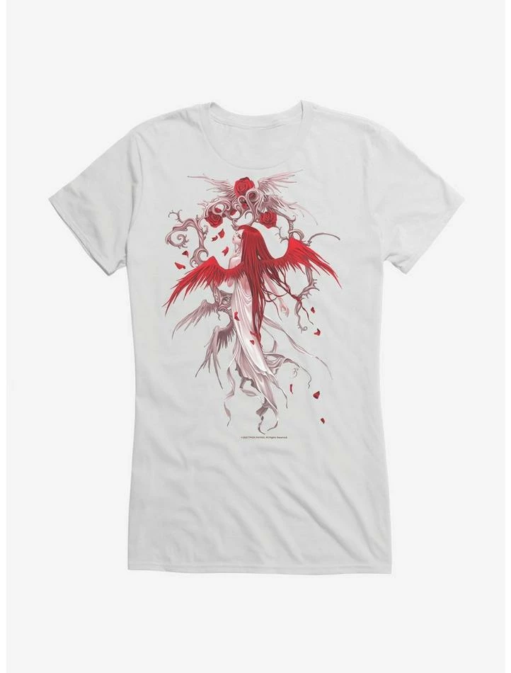 Outlet 🤩 Fairies By Trick Red Rose Fairy 👧 Girls T-Shirt ⭐ 11 Outlet 🤩 Fairies By Trick Red Rose Fairy 👧 Girls T-Shirt ⭐ - Image 9