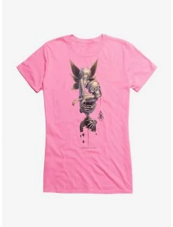 Discount 🎉 Fairies By Trick Skull Fairy 👧 Girls T-Shirt 👍 14 Discount 🎉 Fairies By Trick Skull Fairy 👧 Girls T-Shirt 👍 -HT Style Outlet Store 17454443 hi