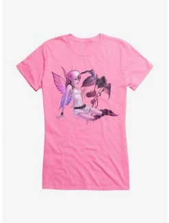 Buy 🔔 Fairies By Trick Emo Fairy 👧 Girls T-Shirt 🎁 14 Buy 🔔 Fairies By Trick Emo Fairy 👧 Girls T-Shirt 🎁 -HT Style Outlet Store 17454682 hi