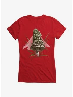 Flash Sale 🥰 Fairies By Trick Green Mushroom Fairy 👧 Girls T-Shirt 🤩 -HT Style Outlet Store 17454835 hi