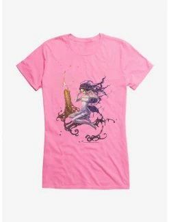 Budget 😀 Fairies By Trick Candle Fairy 👧 Girls T-Shirt 👍 -HT Style Outlet Store 17454908 hi