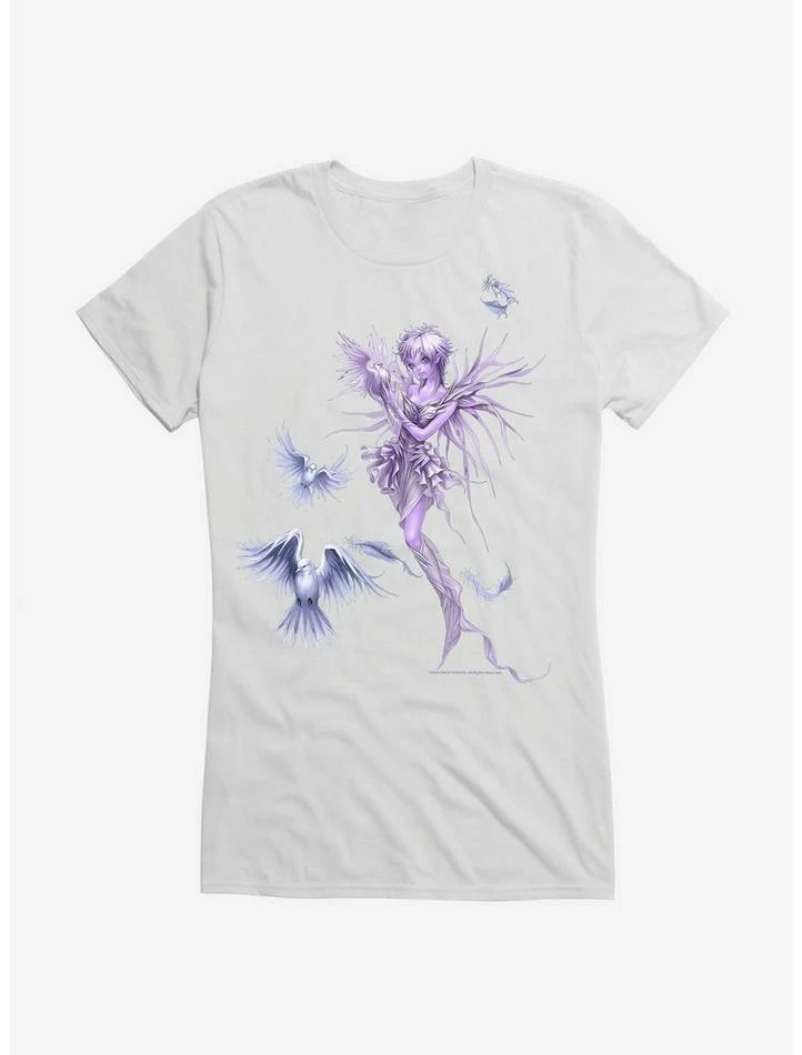 Outlet 🔥 Fairies By Trick Dove Fairy 👧 Girls T-Shirt 😍 5 Outlet 🔥 Fairies By Trick Dove Fairy 👧 Girls T-Shirt 😍 - Image 3