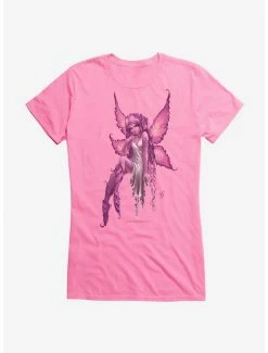 Brand new ⭐ Fairies By Trick Blossom Wing Fairy 👧 Girls T-Shirt ⌛ -HT Style Outlet Store 17456182 hi