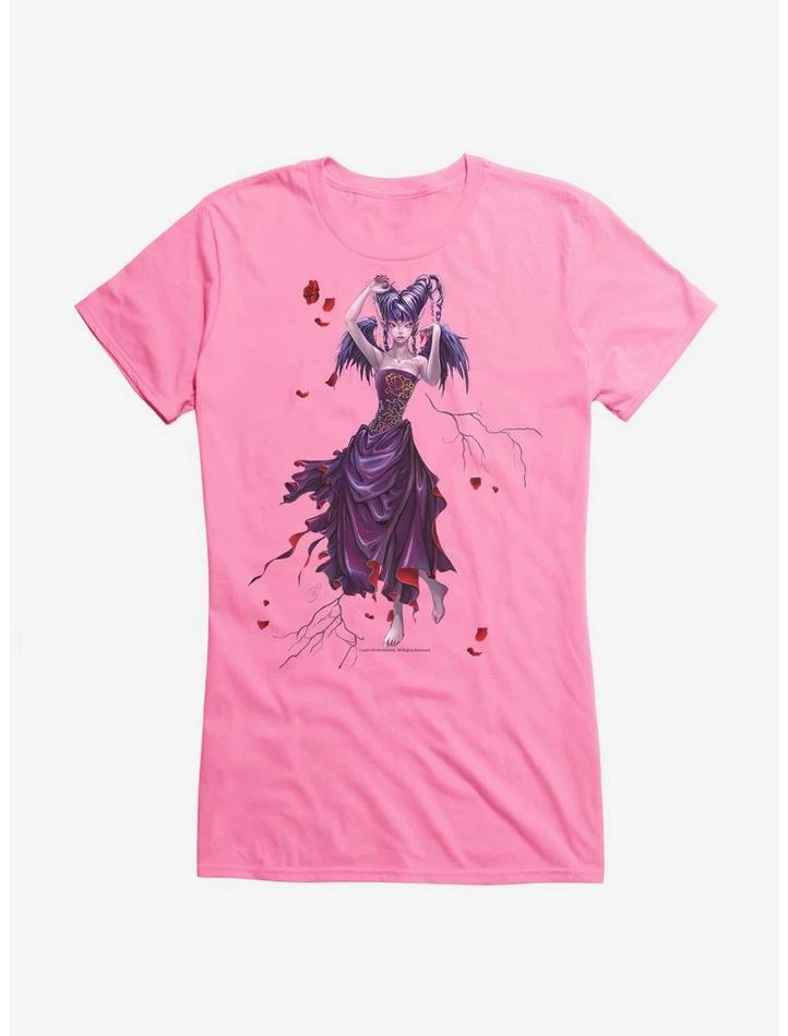 Cheap 🎉 Fairies By Trick Drippy Roses Fairy 👧 Girls T-Shirt 👍 11 Cheap 🎉 Fairies By Trick Drippy Roses Fairy 👧 Girls T-Shirt 👍 - Image 9