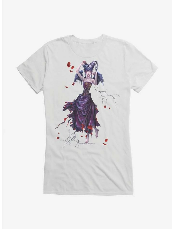 Cheap 🎉 Fairies By Trick Drippy Roses Fairy 👧 Girls T-Shirt 👍 8 Cheap 🎉 Fairies By Trick Drippy Roses Fairy 👧 Girls T-Shirt 👍 - Image 6