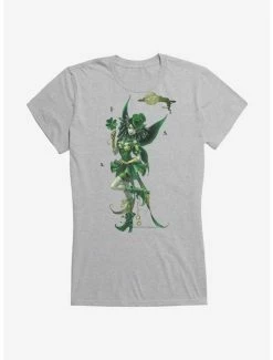Top 10 ✨ Fairies By Trick Lucky Clover Fairy 👧 Girls T-Shirt ✔️ -HT Style Outlet Store 17456413 hi