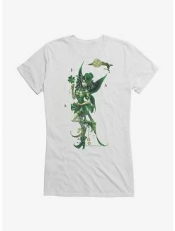 Top 10 ✨ Fairies By Trick Lucky Clover Fairy 👧 Girls T-Shirt ✔️ -HT Style Outlet Store 17456441 hi