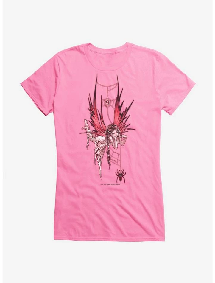 Buy 😀 Fairies By Trick Spider Web Fairy 👧 Girls T-Shirt ✨ 4 Buy 😀 Fairies By Trick Spider Web Fairy 👧 Girls T-Shirt ✨ - Image 2