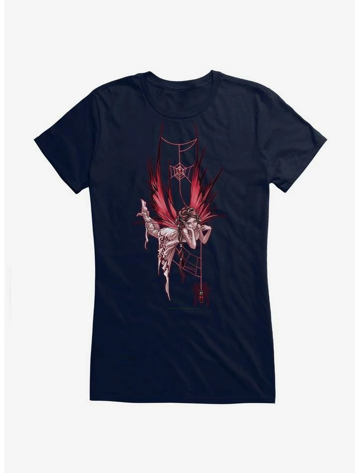 Buy 😀 Fairies By Trick Spider Web Fairy 👧 Girls T-Shirt ✨ 5 Buy 😀 Fairies By Trick Spider Web Fairy 👧 Girls T-Shirt ✨ - Image 3