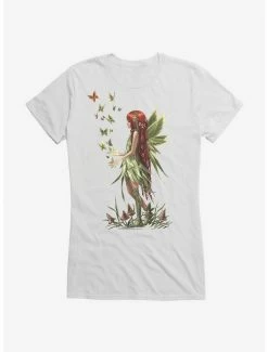Wholesale 👏 Fairies By Trick Sweet Green Fairy 👧 Girls T-Shirt 🎁 -HT Style Outlet Store 17456889 hi