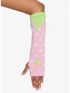Flash Sale 🎁 Pink Strawberry Arm Warmers ✨ -HT Style Outlet Store 17459662 av1