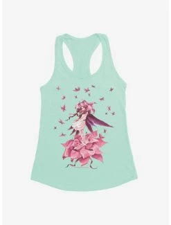 Top 10 🛒 Fairies By Trick Pink Blossom Fairy 👧 Girls Tank 💯 -HT Style Outlet Store 17468113 hi