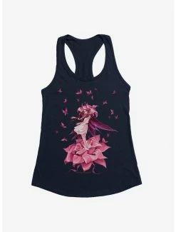 Top 10 🛒 Fairies By Trick Pink Blossom Fairy 👧 Girls Tank 💯 -HT Style Outlet Store 17468120 hi