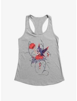 Top 10 🧨 Fairies By Trick Red Daisy Fairy 👧 Girls Tank 😍 -HT Style Outlet Store 17468323 hi