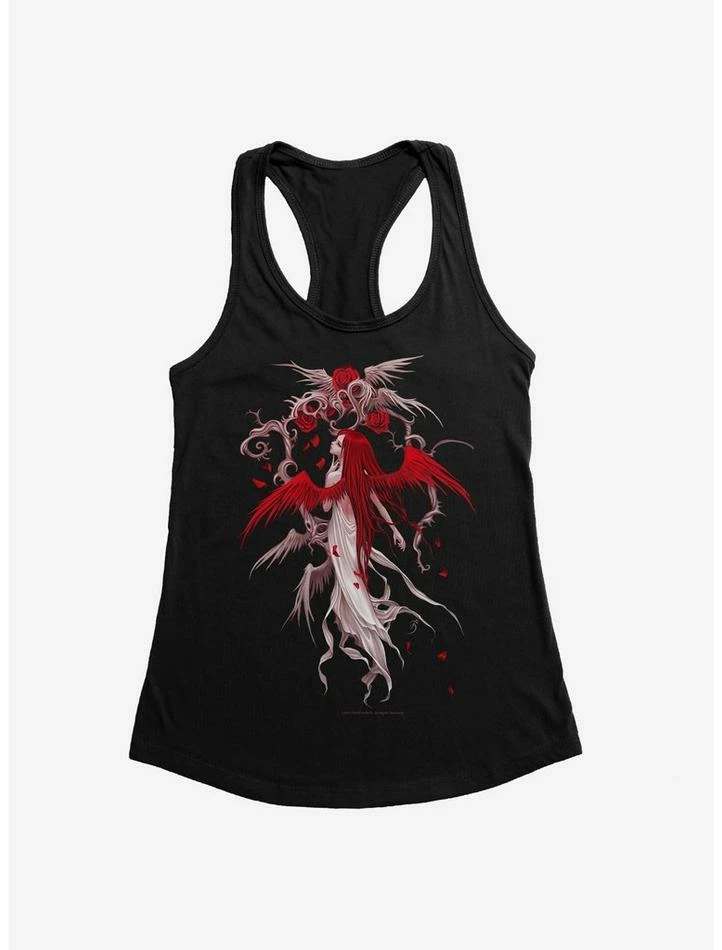 Cheap ๐ Fairies By Trick Red Rose Fairy ๐ง Girls Tank ๐ 4 Cheap ๐ Fairies By Trick Red Rose Fairy ๐ง Girls Tank ๐ - Image 2