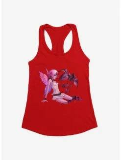 New 🔥 Fairies By Trick Emo Fairy 👧 Girls Tank ✨ -HT Style Outlet Store 17468933 hi