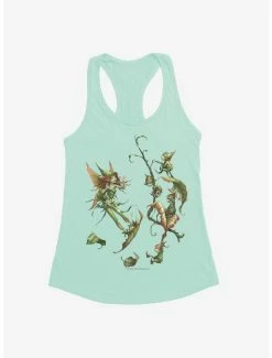 Cheapest 🎉 Fairies By Trick Green Fairy 👧 Girls Tank 🛒 -HT Style Outlet Store 17469462 hi