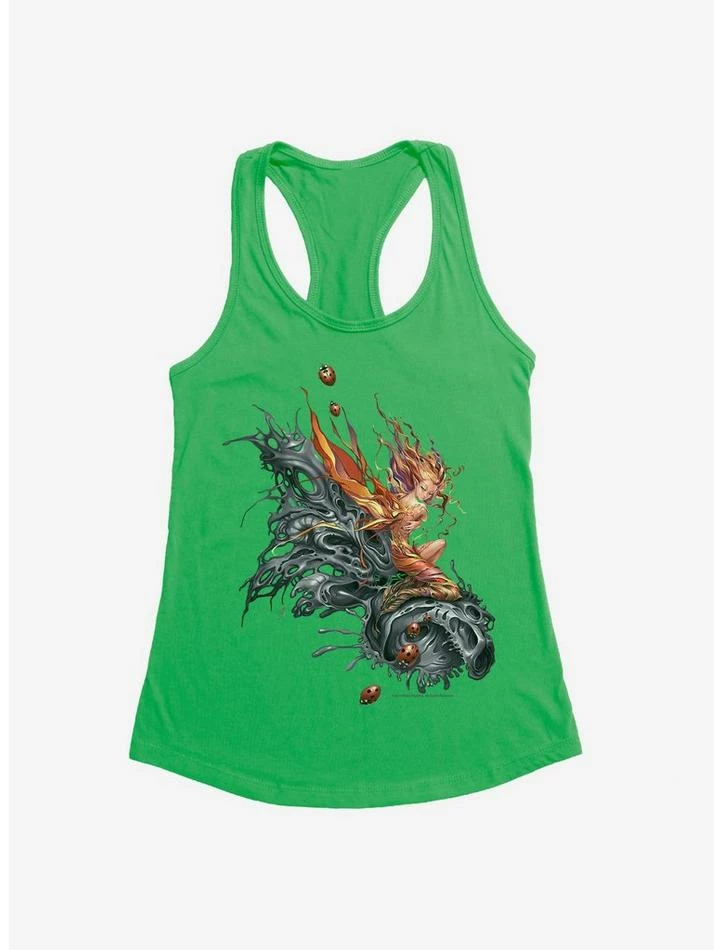 Outlet ๐ Fairies By Trick Lady Bug Fairy ๐ง Girls Tank ๐ 4 Outlet ๐ Fairies By Trick Lady Bug Fairy ๐ง Girls Tank ๐ - Image 2
