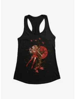 Promo 🔔 Fairies By Trick Lady Bug Love Fairy 👧 Girls Tank 👍