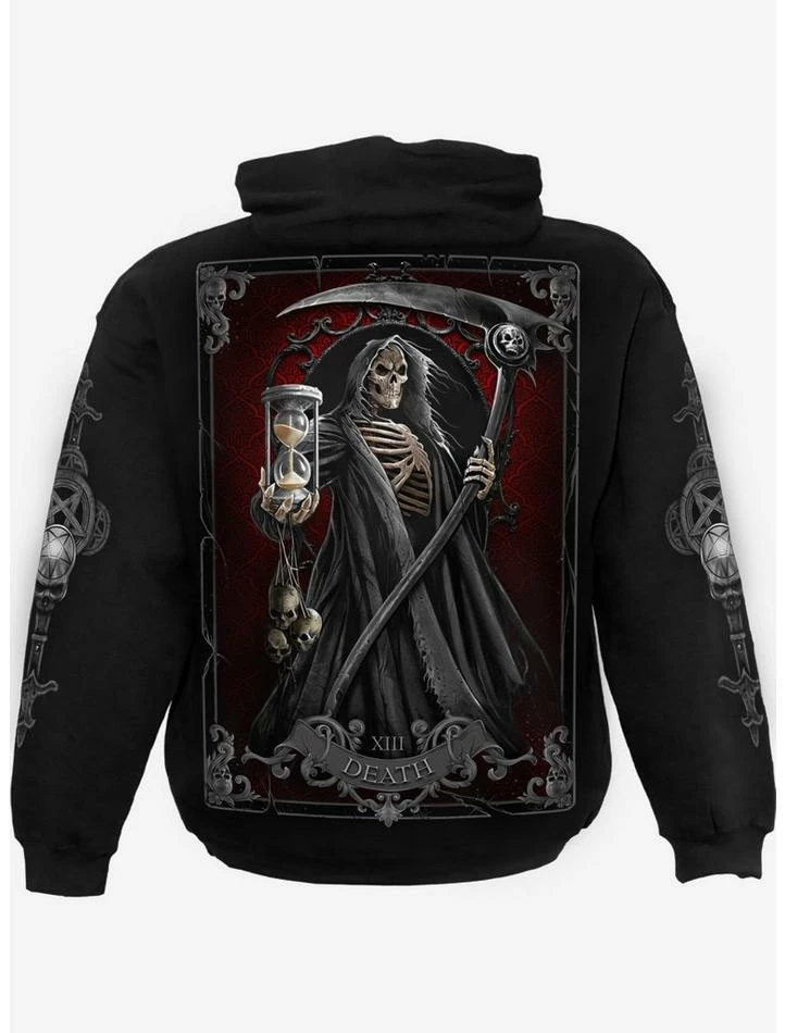 Best deal ⌛ Death Tarot Hoodie 👏 4 Best deal ⌛ Death Tarot Hoodie 👏 - Image 2