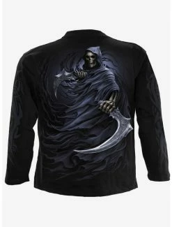 Coupon 🤩 Double Death Long-Sleeve T-Shirt 😀 -HT Style Outlet Store 17497846 av1