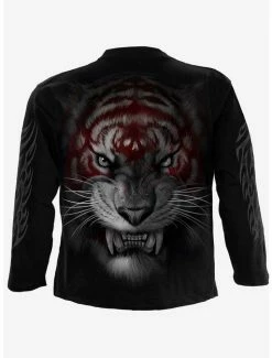 Budget 💯 Mark Of The Tiger Long-Sleeve T-Shirt 🧨 -HT Style Outlet Store 17497858 av1