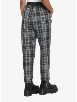Promo 🔔 Black & Gray Plaid Pants With Belt 🌟 -HT Style Outlet Store 17545154 av1